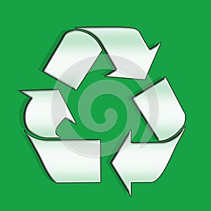 Recycling arrows photo