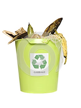 Recycling bin with ort photo