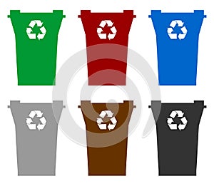 Recycling bins