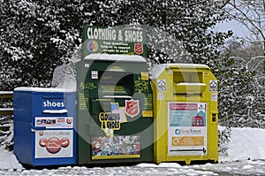 Recycling Bins in the New forest