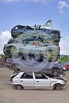 Recycling Cars Stack