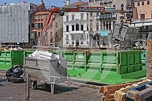 Recycling Garbage Barge