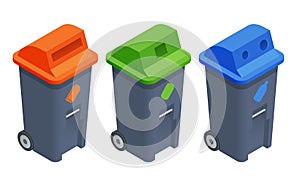Recycling garbage elements. Sorting and processing of garbage.