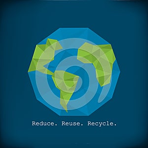 Recycling info graphics