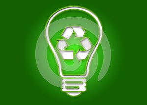 Recycling light bulb