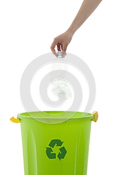 Recycling plastic bottles