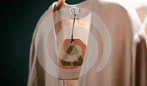 Recycling Products Concept. Organic Cotton Recycling Cloth. Zero Waste Materials. Environment Care, Reuse, Renewable for