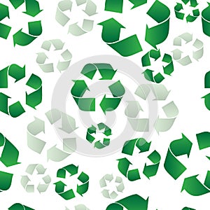 Recycling Seamless Background