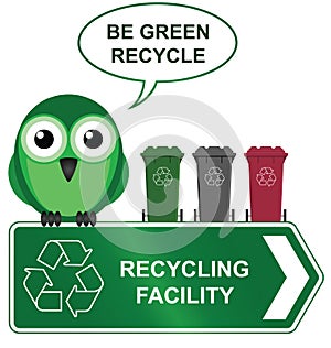 Recycling sign