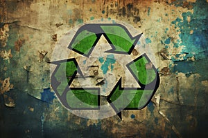 Recycling symbol. Environmental protection, ecology, recycle concept