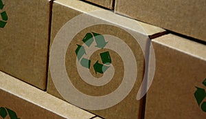 Recycling symbol stamp and stamping