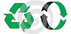 Recycling symbols