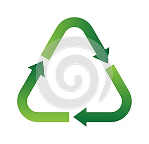 Recycling Symbols For Plastic. Vector icon illustration