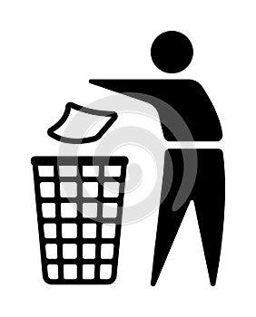 Recycling Symbols For Plastic. Vector icon illustration