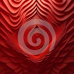 Red abstract background. generative ai