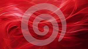 A red abstract background with swirls of color and texture, AI