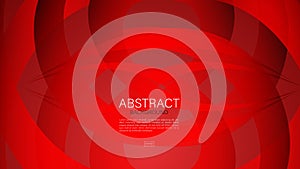 Red abstract background, wave, Geometric vector, graphic, Minimal Texture, cover design, flyer template, banner, web page, book