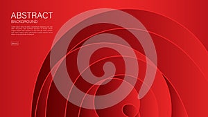 Red abstract background, wave, Geometric vector, graphic, Minimal Texture, cover design, flyer template, banner, web page, book