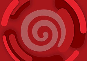 Red Abstract Circle Background