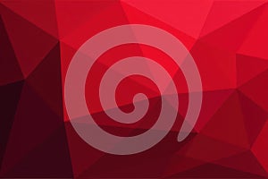 Red abstract geometric triangles, sharp angles, polygon pattern , graphic, angular, design