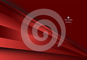 Red abstract line curve and wave material design for background, card, annual business report, brochure, poster template