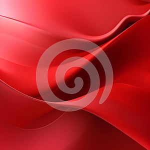 Red abstract luxury satin fabric background. Created with generative AI