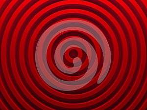 Red abstract radial background. 3D