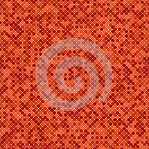 Red abstract seamless diagonal square pattern background - vector graphic