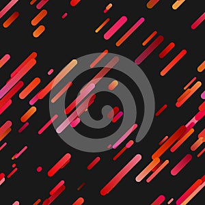 Red abstract seamless gradient diagonal rounded stripe background pattern
