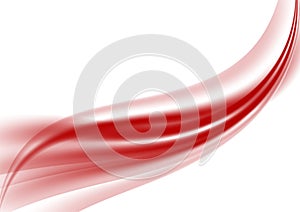 Red abstract wave background modern design. Vector illustration for your business