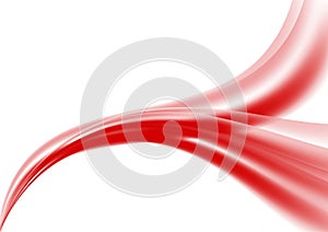 Red abstract wave background modern design. Vector illustration for your business