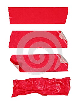 Red adhesive tape