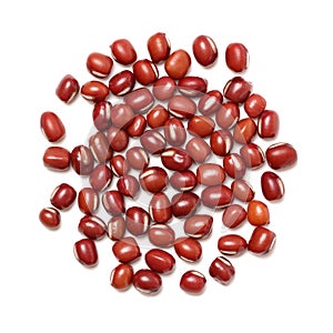 Red adzuki beans.