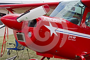 Red Aerobatic Australia Plane Close Up