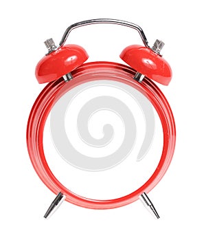 Red alarm clock