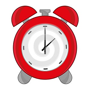 Red alarm clock icon
