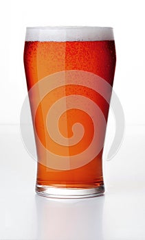Red ale beer photo