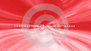 Red Alert Coronavirus Covid-19 Outbreak Header