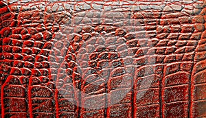 Red alligator patterned background