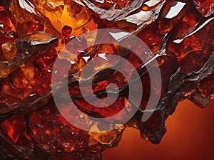 red amber stone texture as nice background