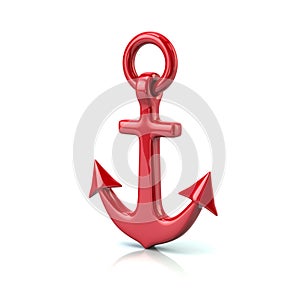 Red anchor