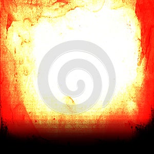 Red Ancient paper Texture sunshine yellow Background