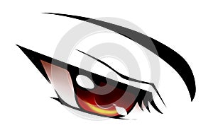 Red Anime eye