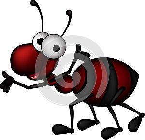 Red ant cartoon
