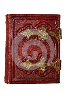 Red antique book