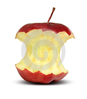 Red apple core