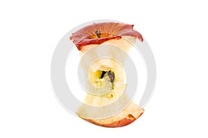 Red apple core