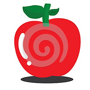 a red apple in