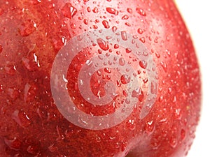 Red apple detail