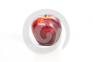 Red apple fitnes concept with centimeter.